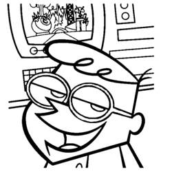 着色页: Dexter Laboratory (卡通和动画节目) #50721 - 免费可打印着色页