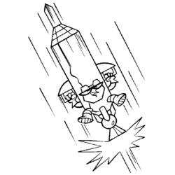 着色页: Dexter Laboratory (卡通和动画节目) #50733 - 免费可打印着色页
