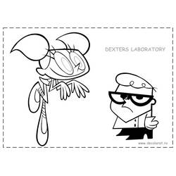 着色页: Dexter Laboratory (卡通和动画节目) #50749 - 免费可打印着色页