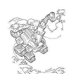 着色页: Dinotrux (卡通和动画节目) #196500 - 免费可打印着色页