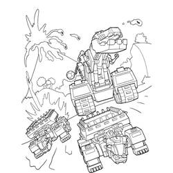 着色页: Dinotrux (卡通和动画节目) #196508 - 免费可打印着色页