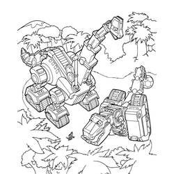 着色页: Dinotrux (卡通和动画节目) #196509 - 免费可打印着色页