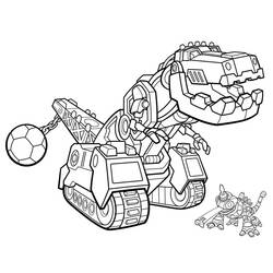 着色页: Dinotrux (卡通和动画节目) #196510 - 免费可打印着色页