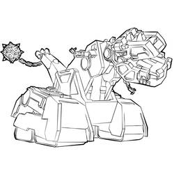 着色页: Dinotrux (卡通和动画节目) #196514 - 免费可打印着色页