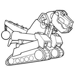 着色页: Dinotrux (卡通和动画节目) #196517 - 免费可打印着色页