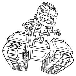 着色页: Dinotrux (卡通和动画节目) #196519 - 免费可打印着色页