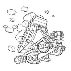 着色页: Dinotrux (卡通和动画节目) #196521 - 免费可打印着色页
