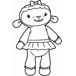 着色页: Doc McStuffins (卡通和动画节目) #187210 - 免费可打印着色页