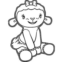 着色页: Doc McStuffins - 免费可打印着色页