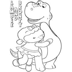 着色页: Doc McStuffins (卡通和动画节目) #187212 - 免费可打印着色页