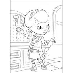 着色页: Doc McStuffins (卡通和动画节目) #187219 - 免费可打印着色页