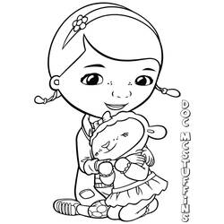 着色页: Doc McStuffins (卡通和动画节目) #187221 - 免费可打印着色页