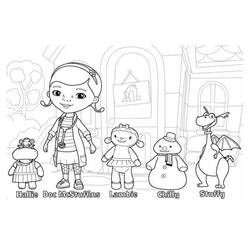 着色页: Doc McStuffins (卡通和动画节目) #187236 - 免费可打印着色页