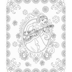 着色页: 阿瓦勒公主埃琳娜 (卡通和动画节目) #187274 - 免费可打印着色页