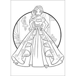 着色页: 阿瓦勒公主埃琳娜 (卡通和动画节目) #187277 - 免费可打印着色页