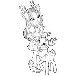 着色页: Enchantimals (卡通和动画节目) #186396 - 免费可打印着色页