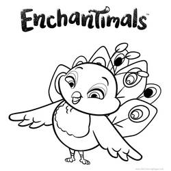 着色页: Enchantimals (卡通和动画节目) #186399 - 免费可打印着色页