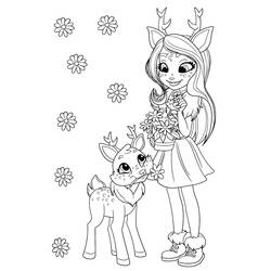 着色页: Enchantimals (卡通和动画节目) #186404 - 免费可打印着色页