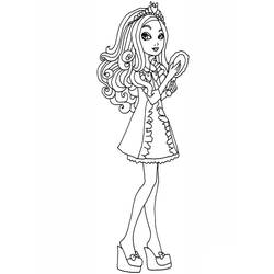 着色页: Ever After High - 免费可打印着色页
