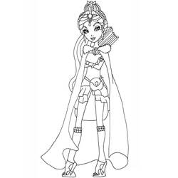 着色页: Ever After High (卡通和动画节目) #207963 - 免费可打印着色页
