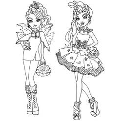 着色页: Ever After High (卡通和动画节目) #207966 - 免费可打印着色页