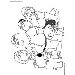 着色页: 恶搞之家 (卡通和动画节目) #48748 - 免费可打印着色页
