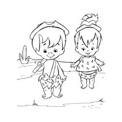 着色页: 摩登原始人 (卡通和动画节目) #29517 - 免费可打印着色页