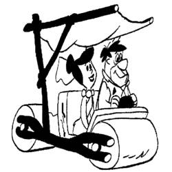 着色页: 摩登原始人 (卡通和动画节目) #29622 - 免费可打印着色页