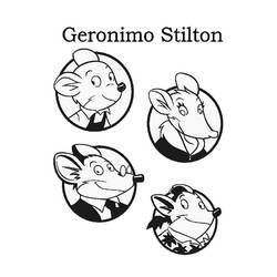 着色页: Geronimo Stilton (卡通和动画节目) #212964 - 免费可打印着色页