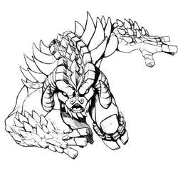 着色页: Gormiti (卡通和动画节目) #210448 - 免费可打印着色页