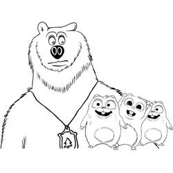 着色页: Grizzy和the Lemmings (卡通和动画节目) #182442 - 免费可打印着色页