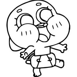 着色页: Gumball (卡通和动画节目) #188485 - 免费可打印着色页