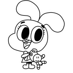 着色页: Gumball (卡通和动画节目) #188497 - 免费可打印着色页