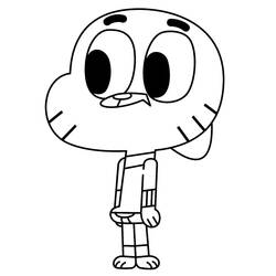 着色页: Gumball (卡通和动画节目) #188516 - 免费可打印着色页