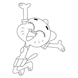 着色页: Gumball (卡通和动画节目) #188521 - 免费可打印着色页