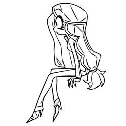 着色页: Hazbin Hotel (卡通和动画节目) #213553 - 免费可打印着色页