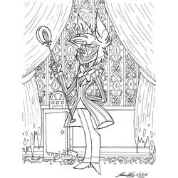 着色页: Hazbin Hotel (卡通和动画节目) #213571 - 免费可打印着色页