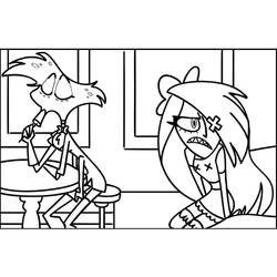着色页: Hazbin Hotel (卡通和动画节目) #213572 - 免费可打印着色页