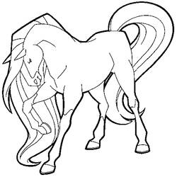 着色页: Horseland (卡通和动画节目) #53796 - 免费可打印着色页