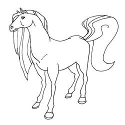 着色页: Horseland (卡通和动画节目) #53797 - 免费可打印着色页
