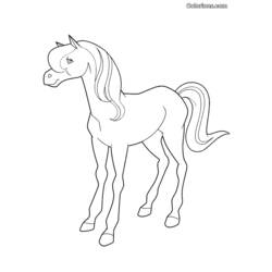 着色页: Horseland (卡通和动画节目) #53798 - 免费可打印着色页