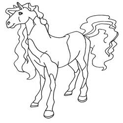着色页: Horseland (卡通和动画节目) #53799 - 免费可打印着色页