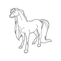 着色页: Horseland (卡通和动画节目) #53804 - 免费可打印着色页