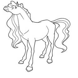 着色页: Horseland (卡通和动画节目) #53810 - 免费可打印着色页