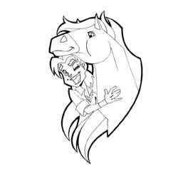 着色页: Horseland (卡通和动画节目) #53818 - 免费可打印着色页