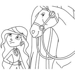 着色页: Horseland (卡通和动画节目) #53820 - 免费可打印着色页