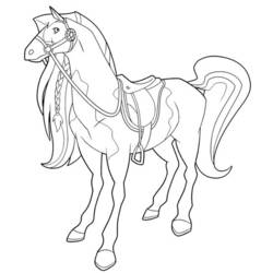 着色页: Horseland (卡通和动画节目) #53844 - 免费可打印着色页