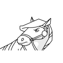着色页: Horseland (卡通和动画节目) #53850 - 免费可打印着色页