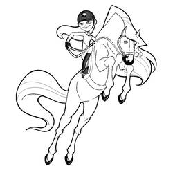 着色页: Horseland (卡通和动画节目) #53872 - 免费可打印着色页