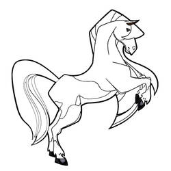着色页: Horseland (卡通和动画节目) #53881 - 免费可打印着色页